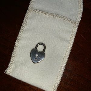 RETIRED James Avery Heart Lock Pendant